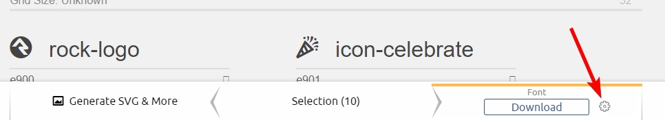'Font Preferences' button