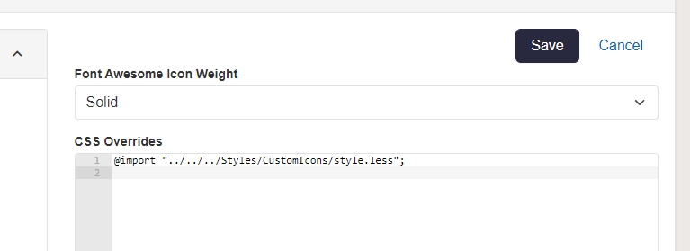 Rock Theme CSS Overrides field