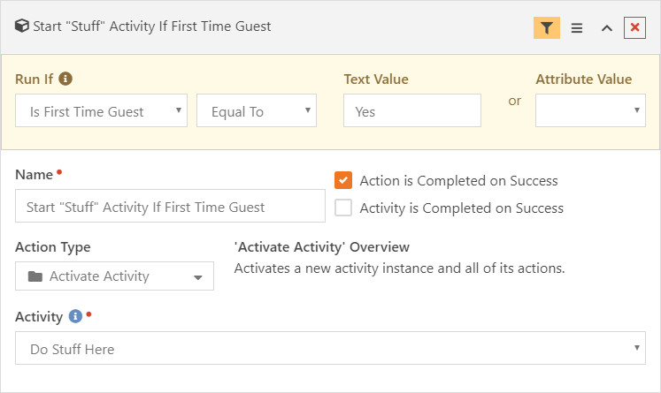 activate the Do Stuff activity